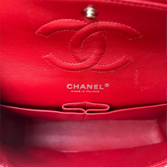 Chanel Red Double Flap Bag - Picture 8 of 9